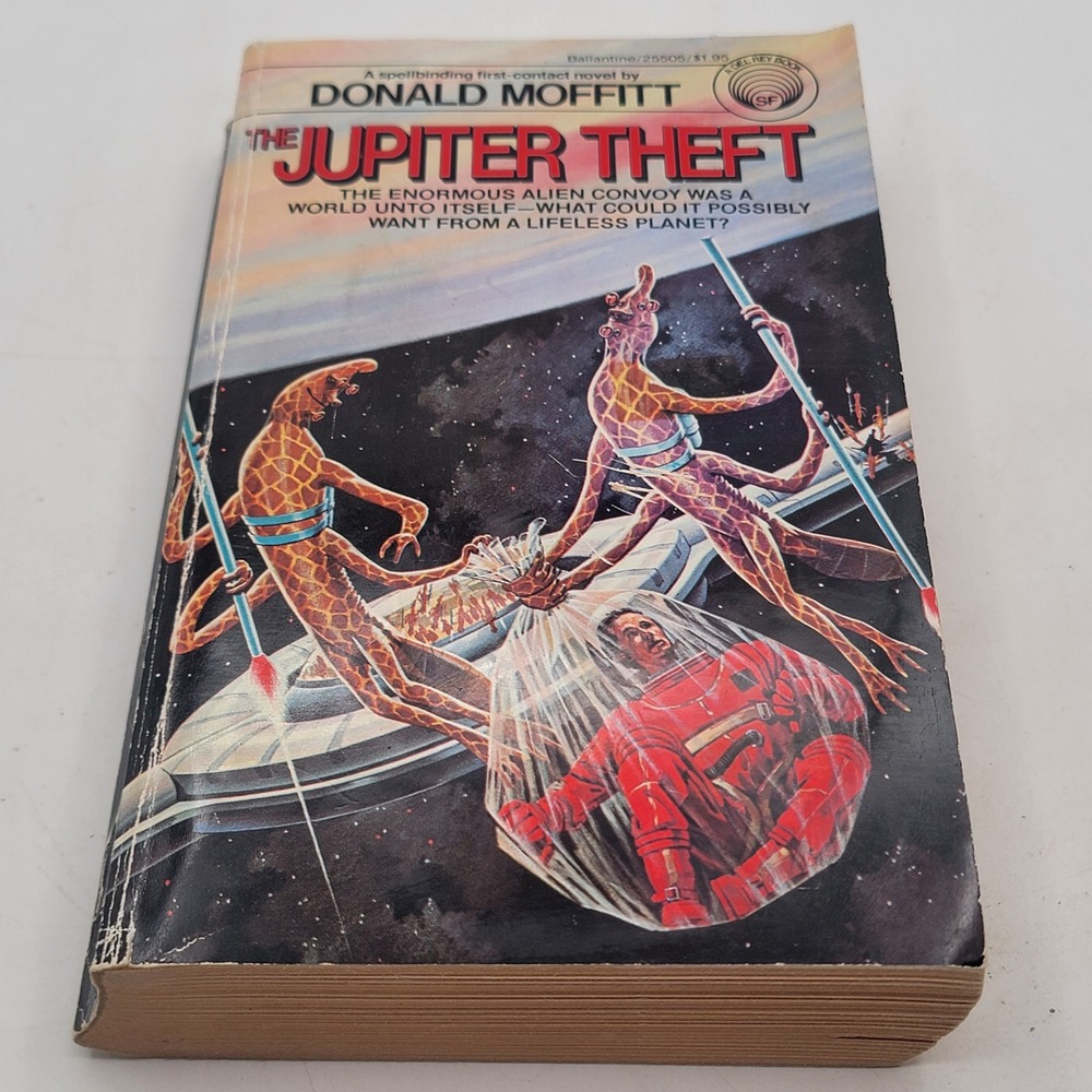 Donald Moffitt The Jupiter Theft Paperback First Edition 1977 Sci-Fi Good